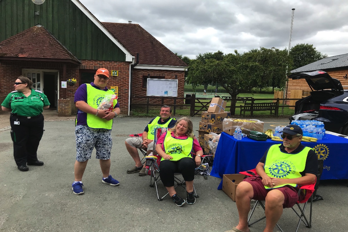 St Michael's Hospice Big Wheel Rotary Club of Basingstoke Deane